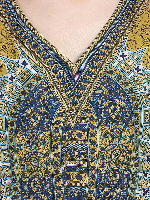tie front paisley kaftan - 16923763 - Zoom Image - 5