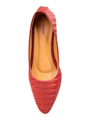 red slip on pumps - 16923778 - Standard Image - 3