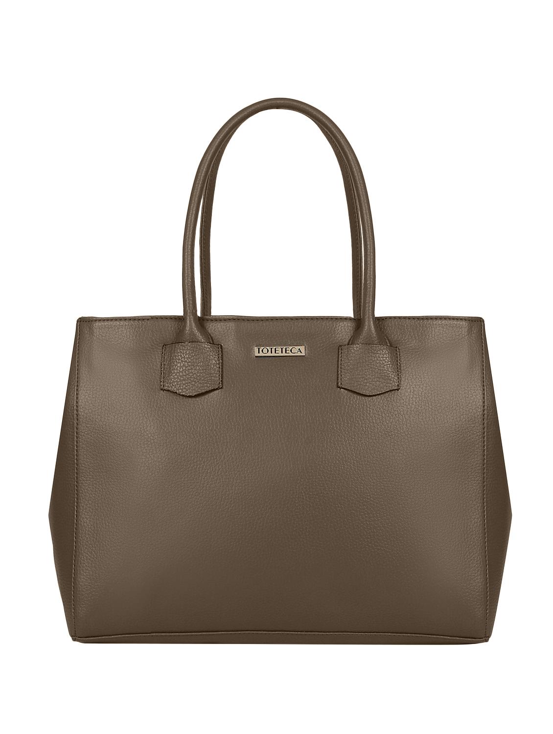 beige leatherette (pu) regular handbag - 16923823 - Zoom Image - 1