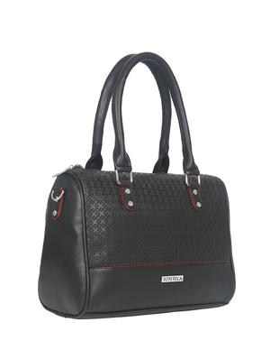black leatherette (pu) regular handbag - 16923840 - Standard Image - 4