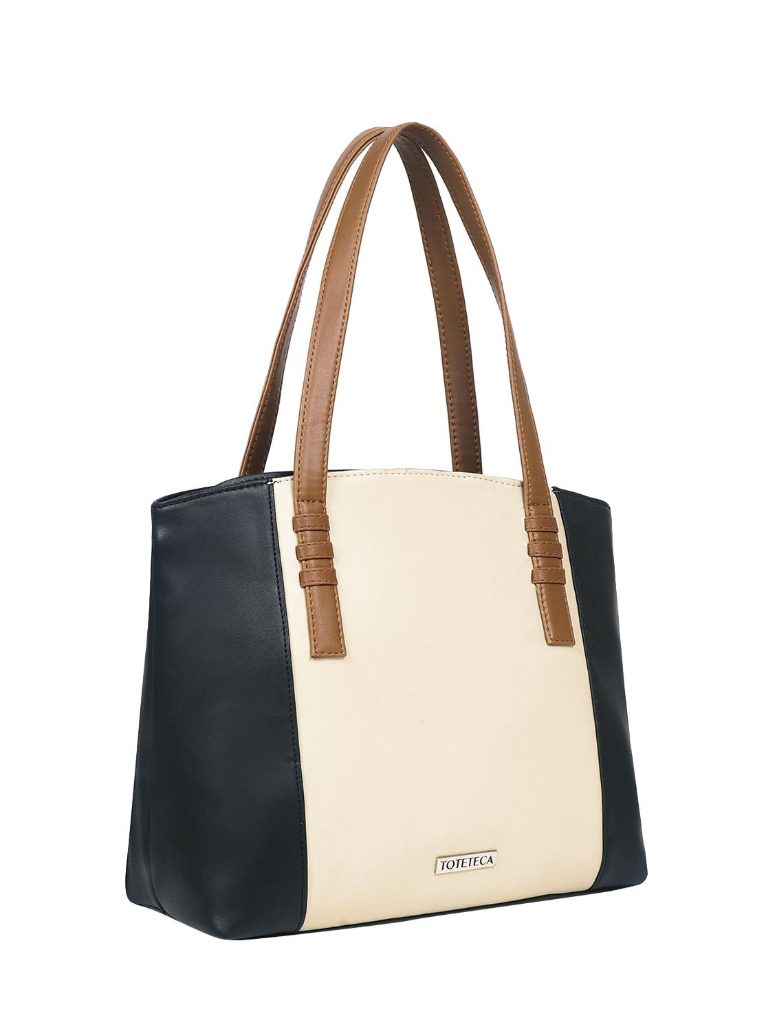 white leatherette (pu) regular handbag - 16923855 - Zoom Image - 4