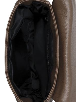 brown leatherette (pu) regular sling bag - 16923915 - Standard Image - 3