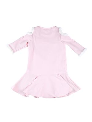 pink polyester frock - 16924606 - Standard Image - 2