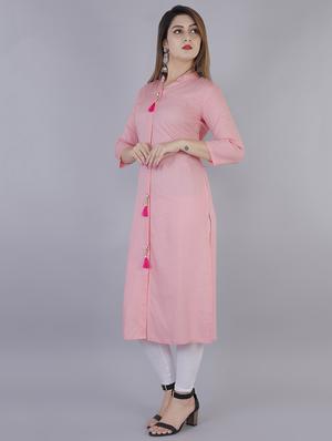 solid straight kurta - 16924927 - Standard Image - 2