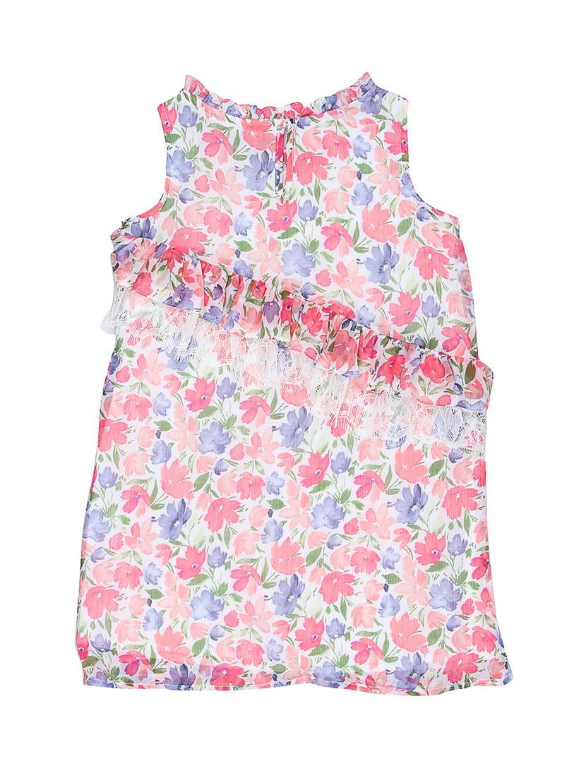 white polyester frock - 16925086 - Zoom Image - 2