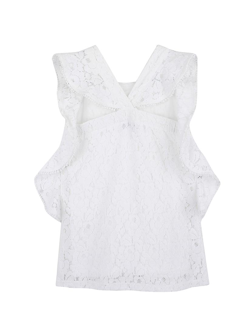 white polyester frock - 16925088 - Zoom Image - 1