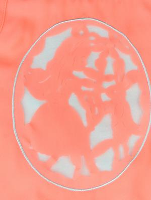 pink polyester frock - 16925091 - Standard Image - 3