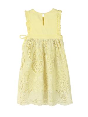 yellow polyester frock - 16925093 - Standard Image - 2