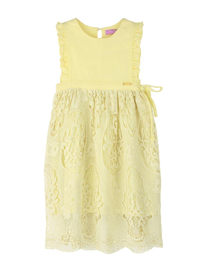 yellow polyester frock - 16925093 - Zoom Image - 1