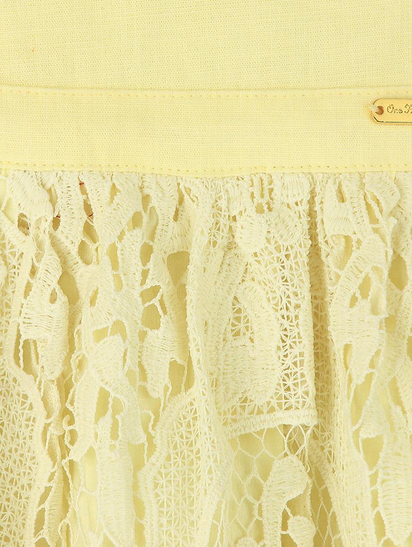 yellow polyester frock - 16925093 - Zoom Image - 3