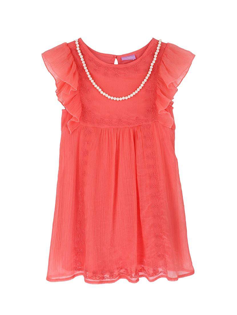 pink polyester frock - 16925095 - Zoom Image - 1