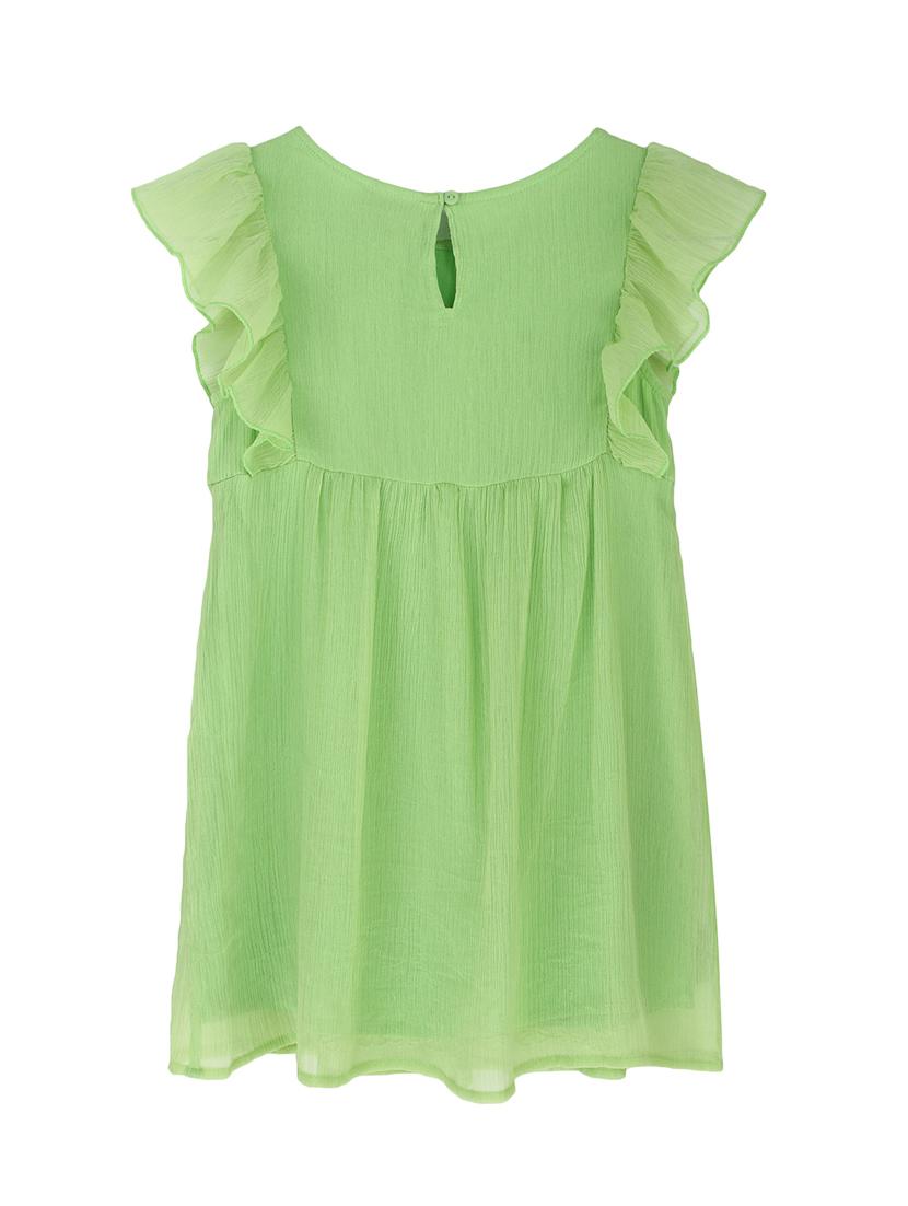 green polyester frock - 16925096 - Zoom Image - 2