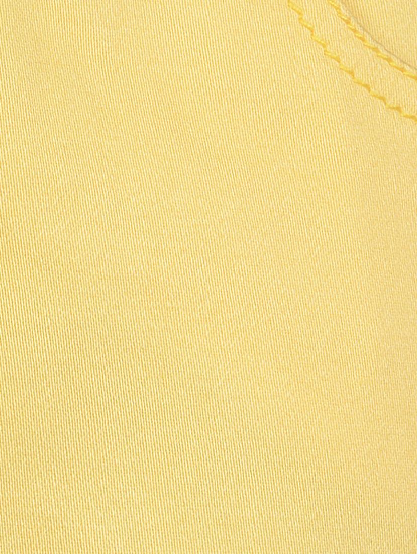yellow cotton shorts - 16925106 - Zoom Image - 3