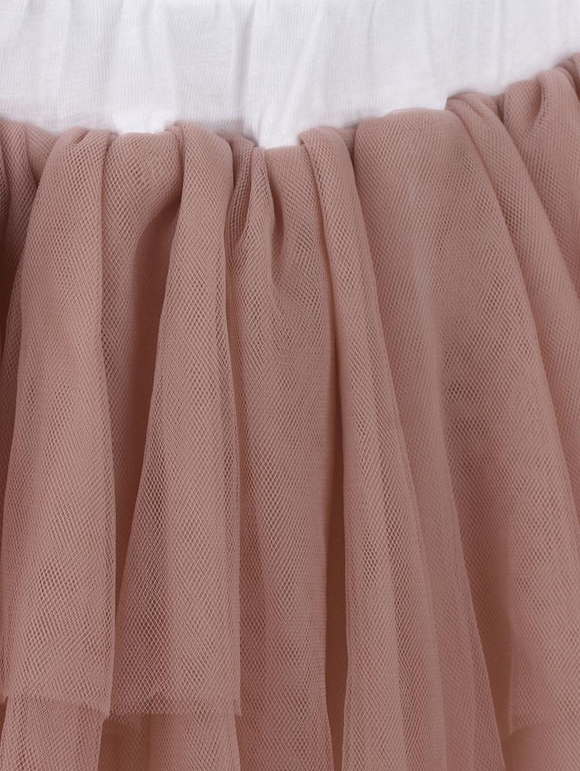 pink cotton a-line skirt - 16925133 - Zoom Image - 3