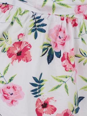 white floral top - 16925167 - Standard Image - 3