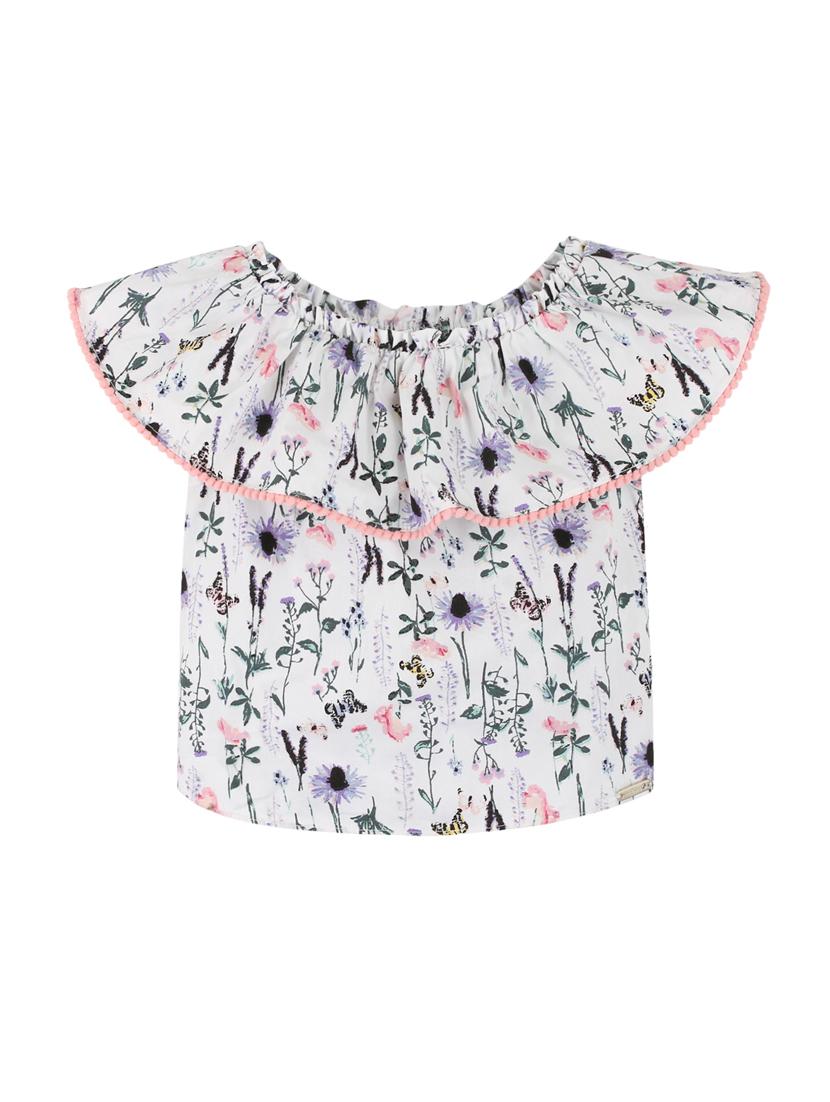 white floral top - 16925172 - Zoom Image - 1