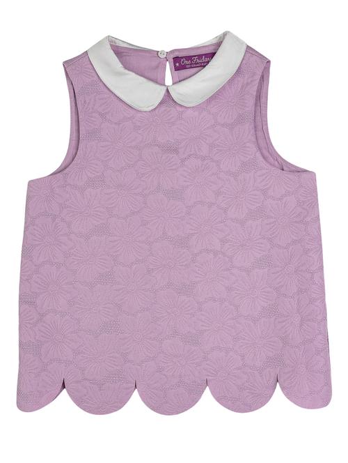 purple polyester a-line tees & top - 16925198 - Standard Image - 1