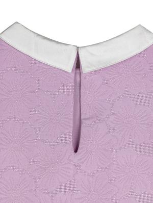 purple polyester a-line tees & top - 16925198 - Standard Image - 4