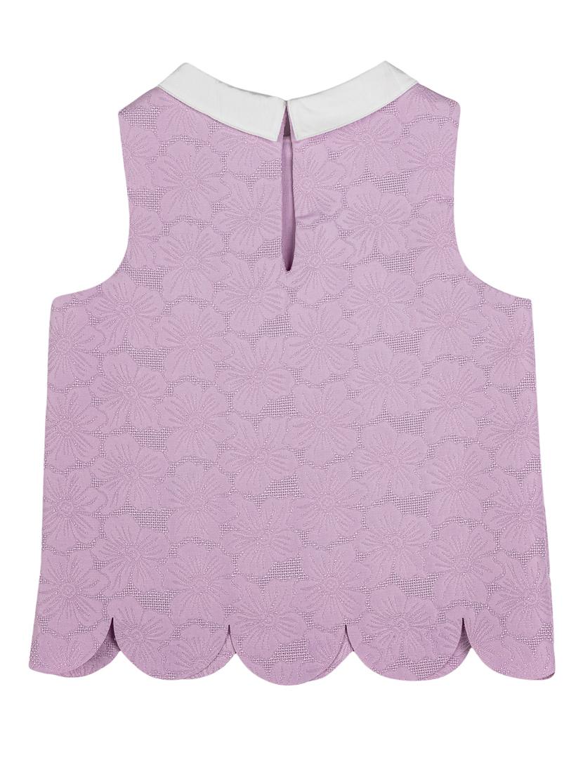 purple polyester a-line tees & top - 16925198 - Zoom Image - 2