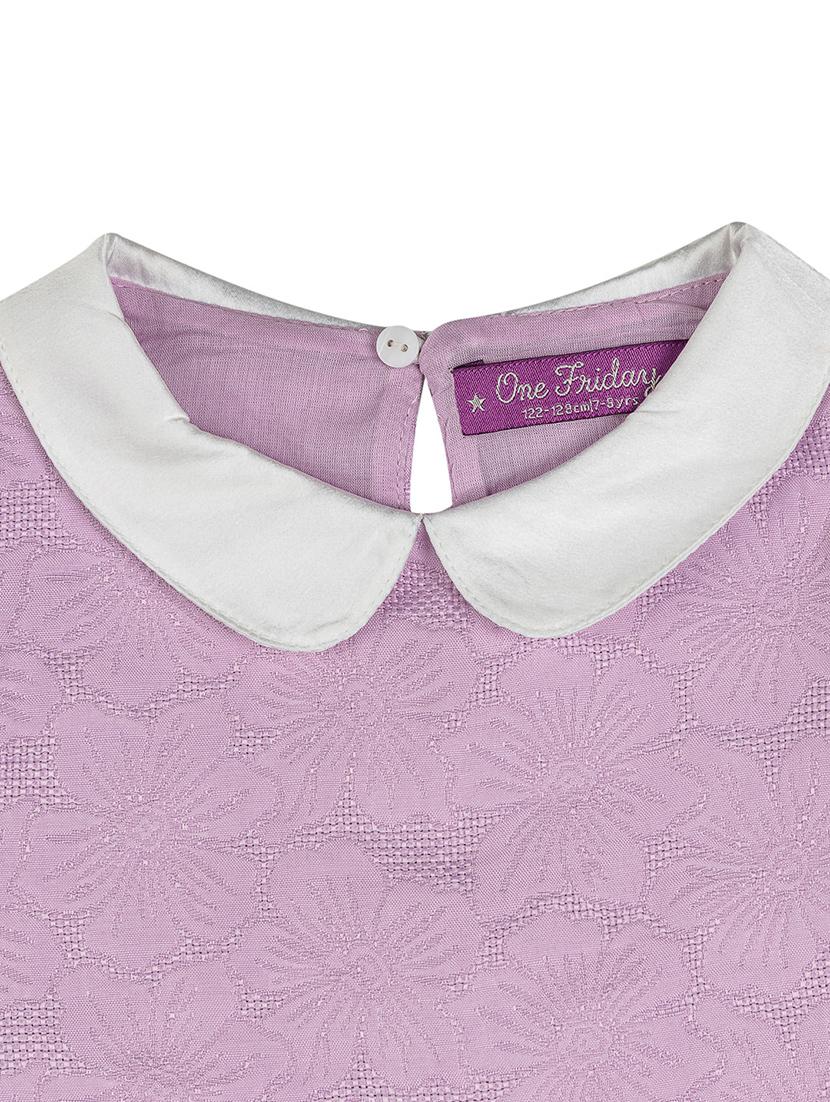 purple polyester a-line tees & top - 16925198 - Zoom Image - 3