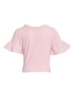 pink cotton regular tops & tee - 16925240 - Standard Image - 2
