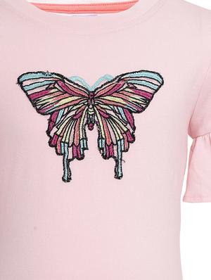 pink cotton regular tops & tee - 16925240 - Standard Image - 3