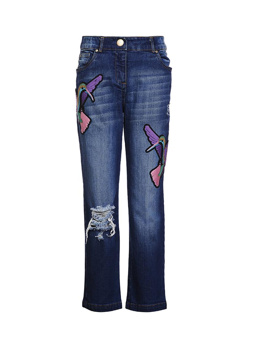 blue cotton washed jean - 16925262 - Zoom Image - 1
