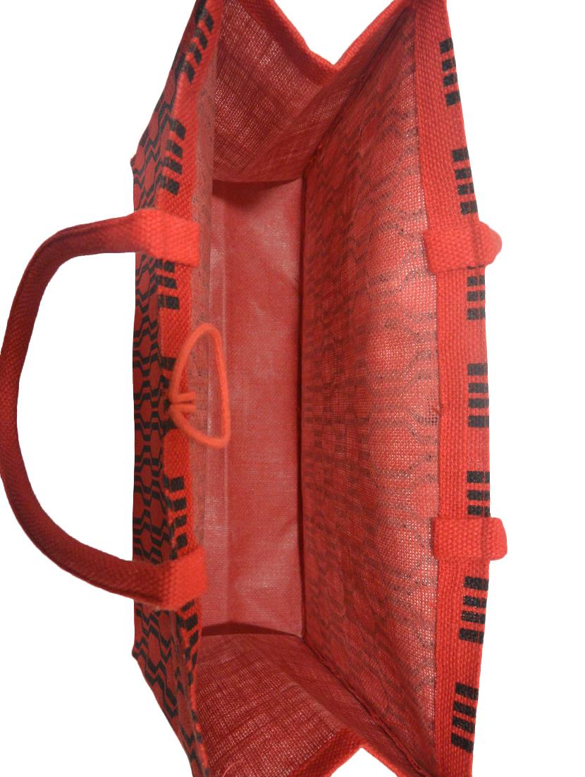 red jute regular shopping bag - 16925490 - Zoom Image - 3