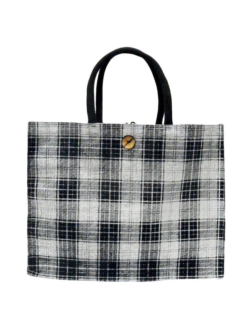 blue jute regular shopping bag - 16925499 - Zoom Image - 1