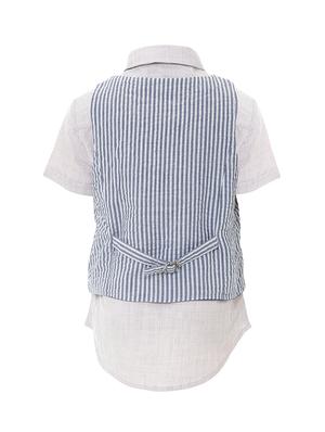 blue cotton shirt - 16925588 - Standard Image - 2