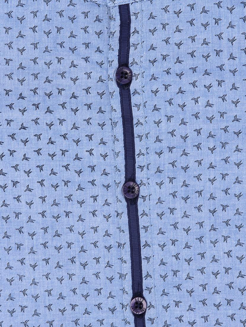 blue cotton shirt - 16925596 - Zoom Image - 3