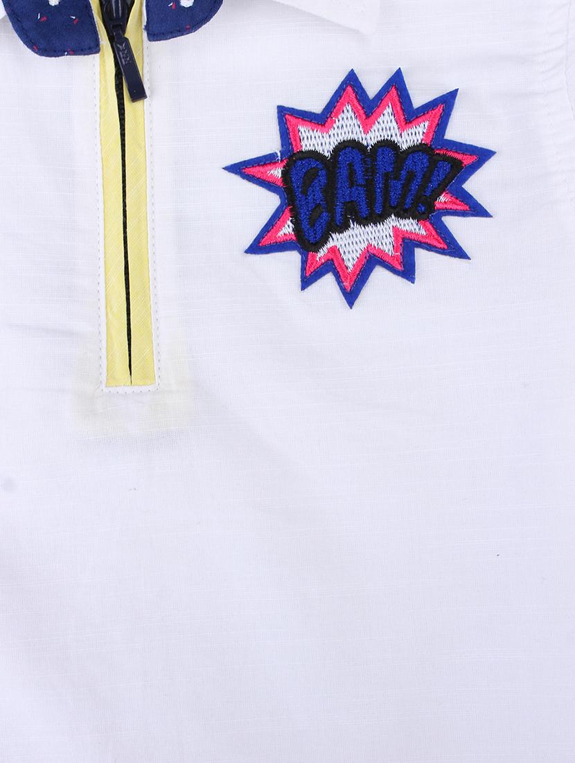 white cotton shirt - 16925598 - Zoom Image - 3