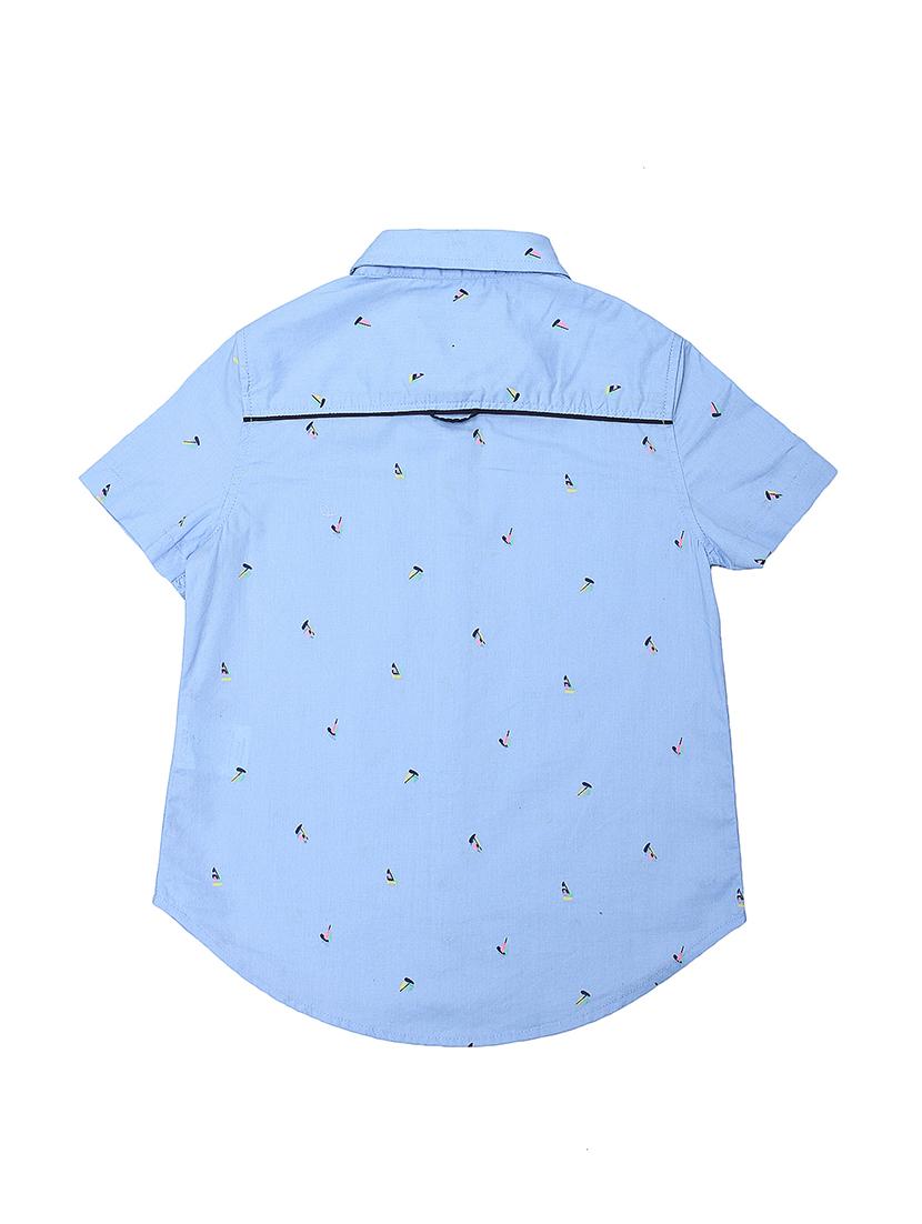 blue cotton shirt - 16925600 - Zoom Image - 2