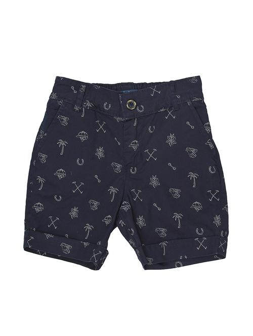 blue cotton shorts - 16925612 - Standard Image - 1