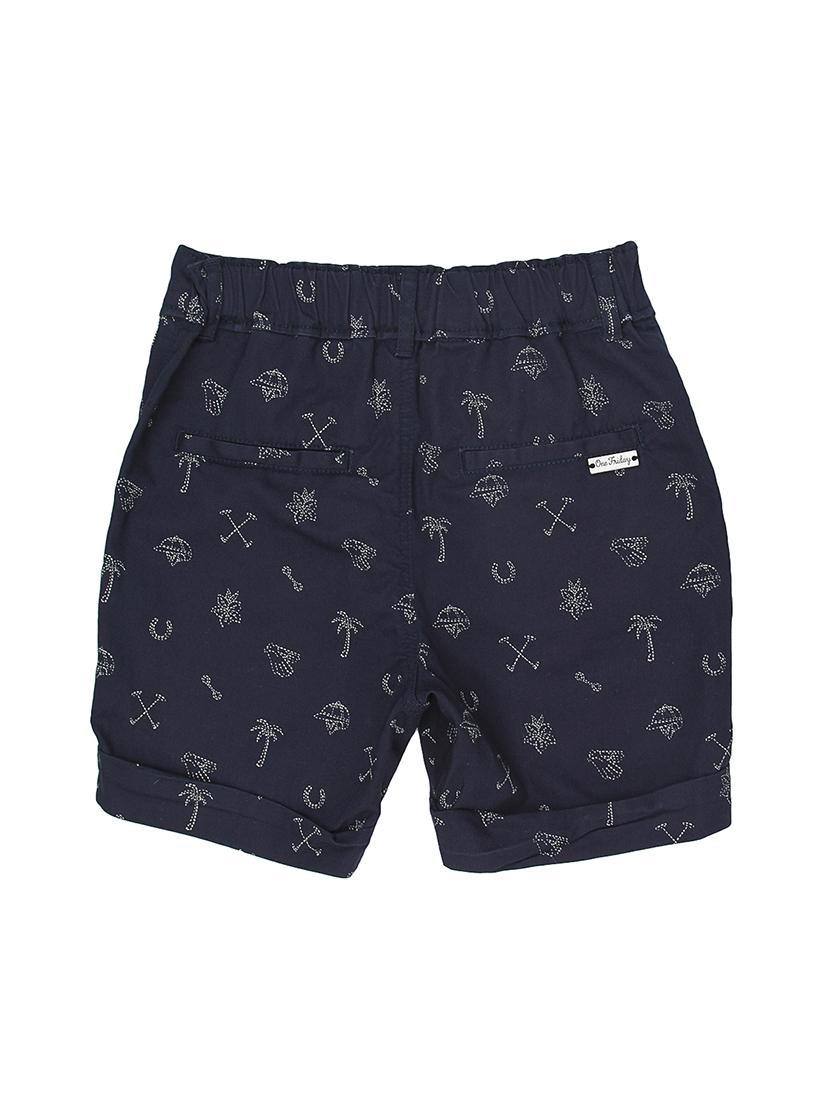 blue cotton shorts - 16925612 - Zoom Image - 2