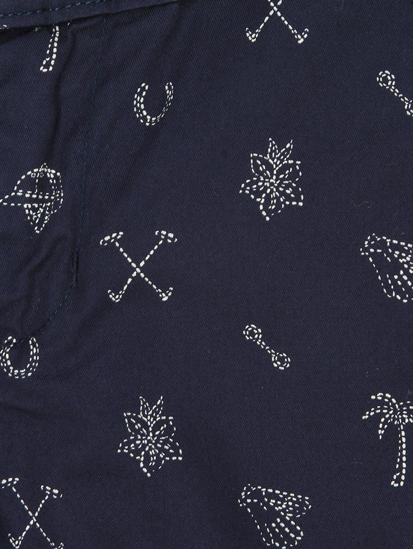 blue cotton shorts - 16925612 - Zoom Image - 3