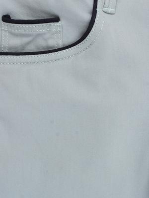 green cotton casual trouser - 16925619 - Standard Image - 3