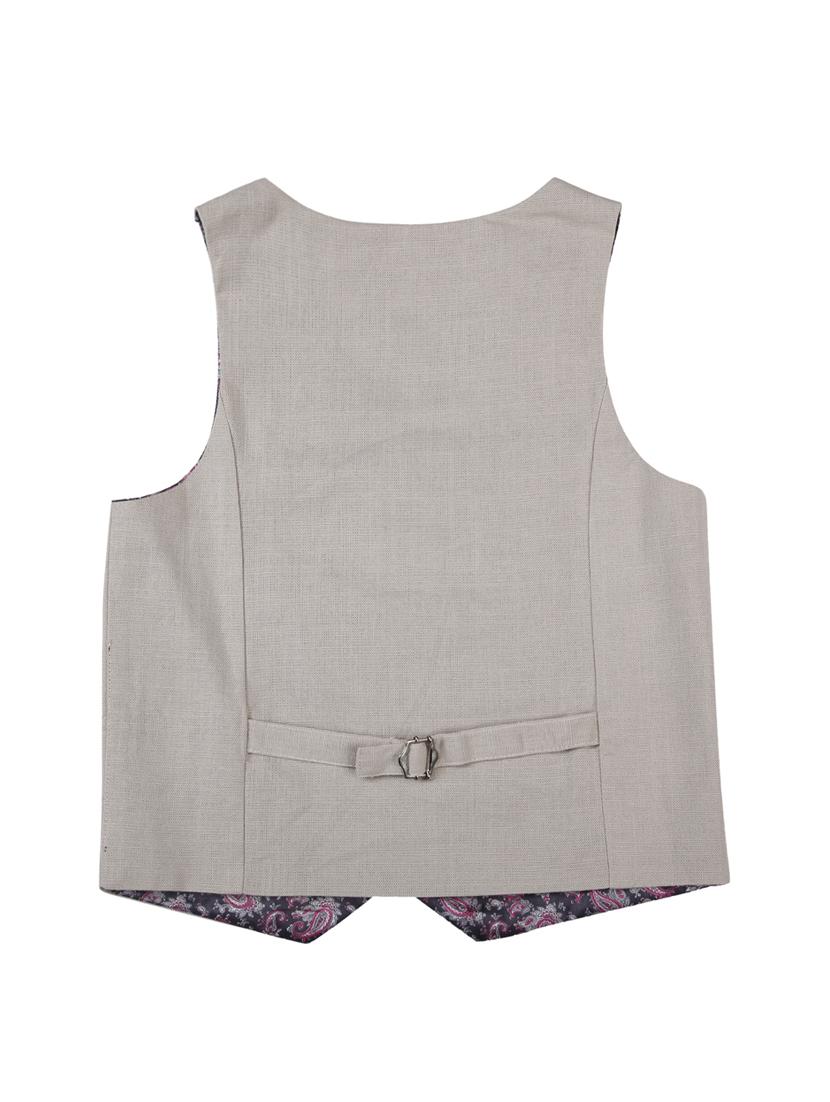 beige cotton waistcoats - 16925625 - Zoom Image - 2