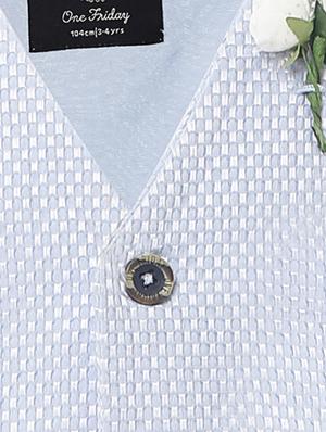 blue cotton waistcoats - 16925626 - Standard Image - 3