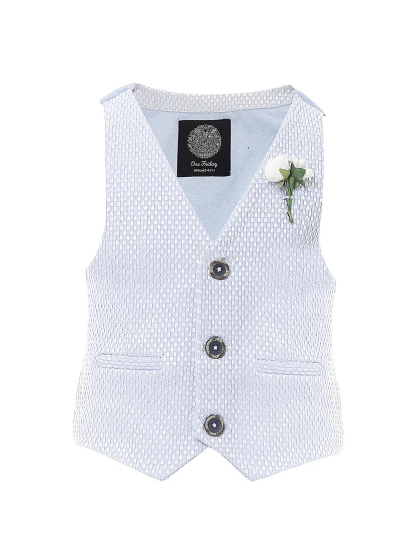 blue cotton waistcoats - 16925626 - Zoom Image - 1