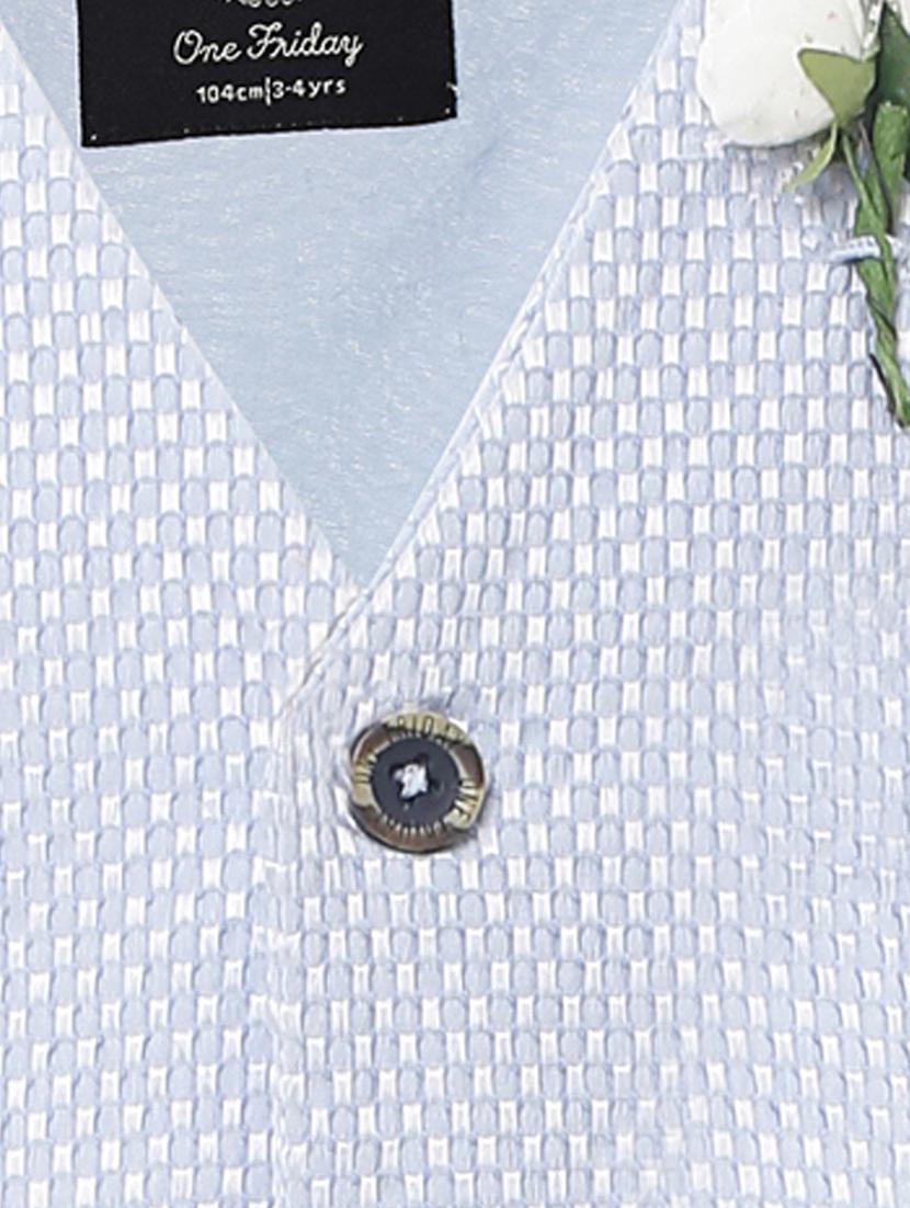 blue cotton waistcoats - 16925626 - Zoom Image - 3