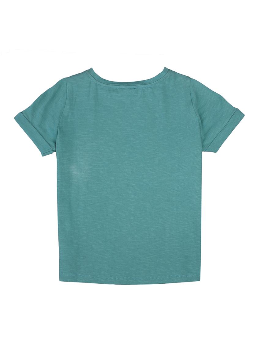 green cotton tshirt - 16925634 - Zoom Image - 2