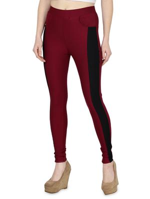 contrast detail high rise jeggings - 16925810 - Standard Image - 2