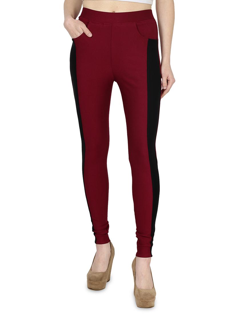 contrast detail high rise jeggings - 16925810 - Zoom Image - 1