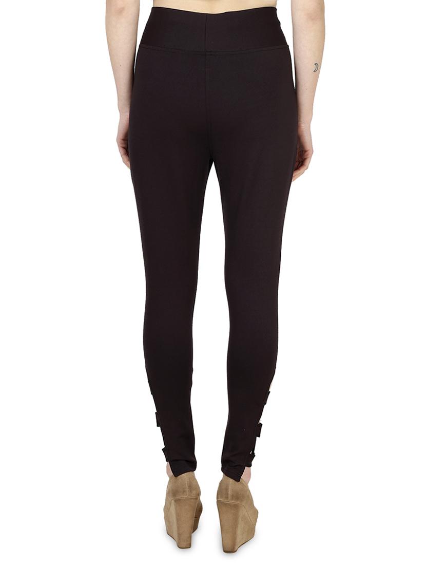 high rise cut out hem jeggings - 16925820 - Zoom Image - 3