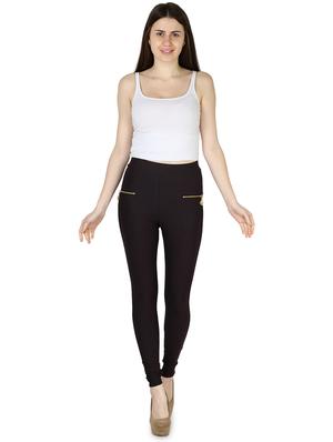 high rise solid jeggings - 16925821 - Standard Image - 4