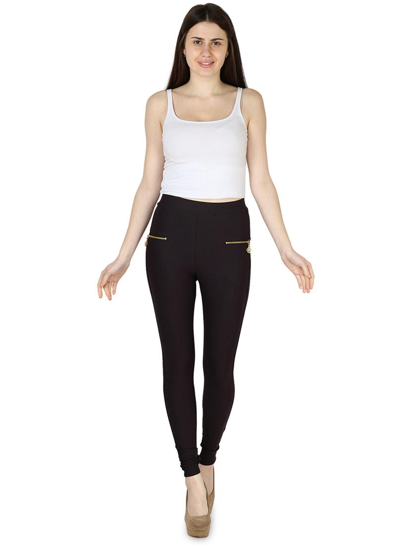high rise solid jeggings - 16925821 - Zoom Image - 4
