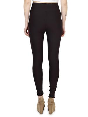 high rise buckle detail jeggings - 16925822 - Standard Image - 3