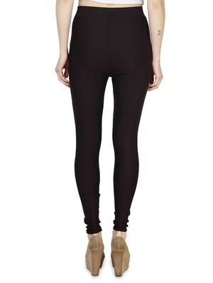 high rise solid jeggings - 16925823 - Standard Image - 3