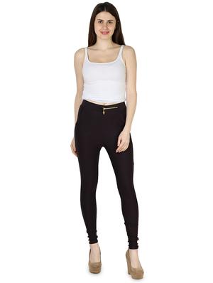 high rise solid jeggings - 16925823 - Standard Image - 4